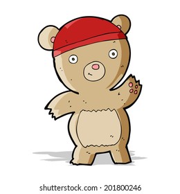 oso de peluche de caricatura