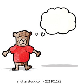 oso de peluche de caricatura