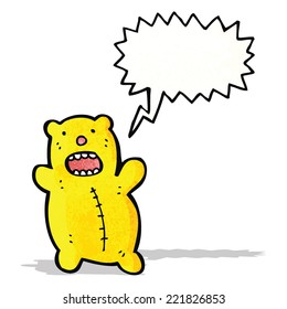 oso de peluche de caricatura