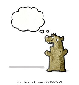oso de peluche de caricatura