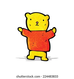 oso de peluche de caricatura