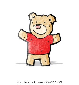 oso de peluche de caricatura