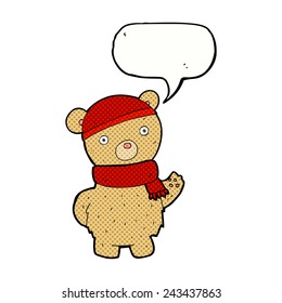 oso de peluche de caricatura