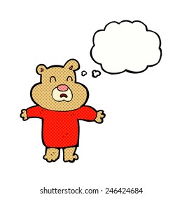 oso de peluche de caricatura