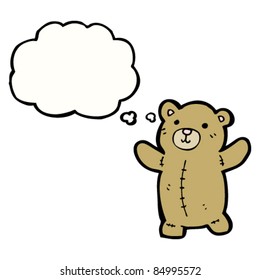 oso de peluche de caricatura