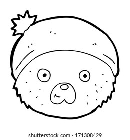 caricatura de osito de peluche
