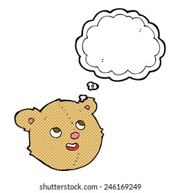 cartoon teddy bear face