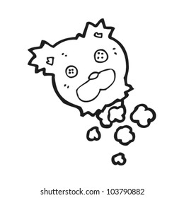 caricatura de osito de peluche