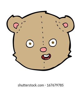 cartoon teddy bear head