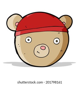 cartoon teddy bear head