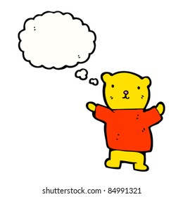oso de peluche de caricatura en tee
