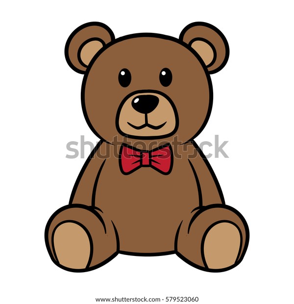 cartoon stuffed bear