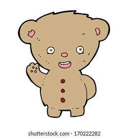 Teddybär-Karikatur