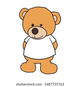 Boy Cartoon Bear Stock Illustration 291358466