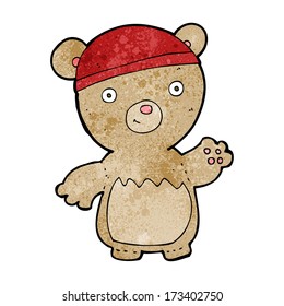 oso de peluche de caricatura con sombrero