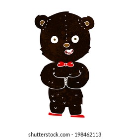 oso negro de peluche