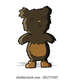 oso negro de peluche
