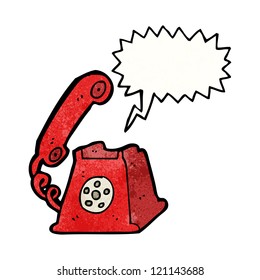 teléfono de dibujos animados