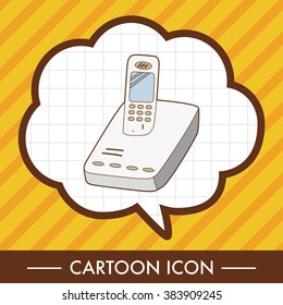 cartoon telephone