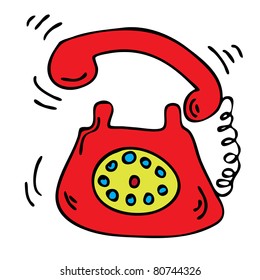 Similar Images, Stock Photos & Vectors of cartoon telephone - 80744326