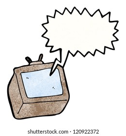 cartoon television set