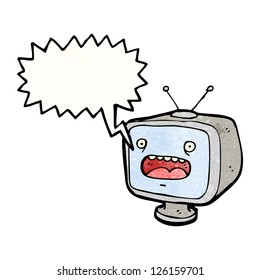 cartoon television set