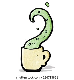 cartoon tentacle in teacup