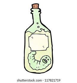 cartoon tequila bottle