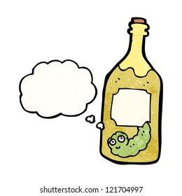 cartoon tequila bottle