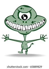 cartoon terrible monster.vector 7