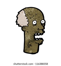cartoon terrified man