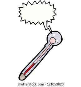 cartoon thermometer