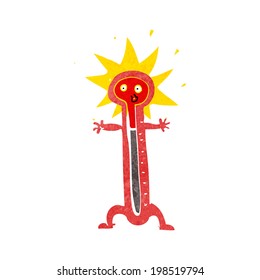 cartoon thermometer