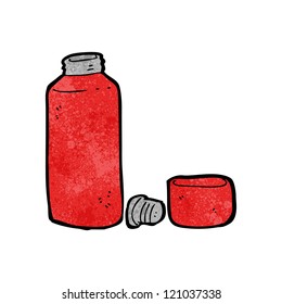 Cartoon-Thermoskanne