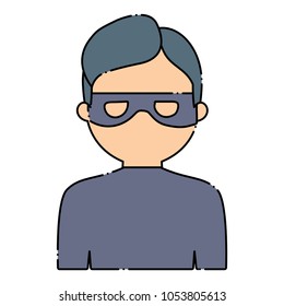 cartoon thief icon