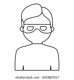 cartoon thief icon