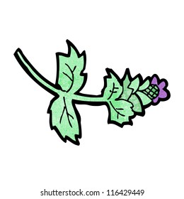 cartoon thistle