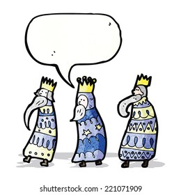 cartoon three kings