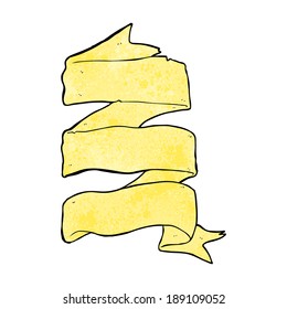 cartoon three layer scroll banner