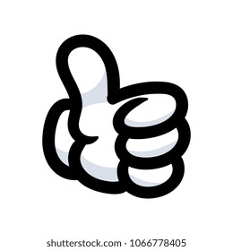 Cartoon Thumbs Up