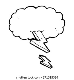 cartoon thundercloud