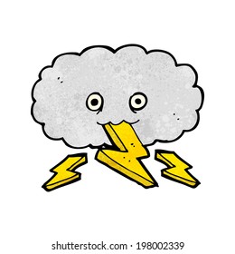 cartoon thundercloud