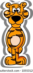 Cartoon tiger