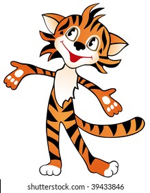 cartoon tiger