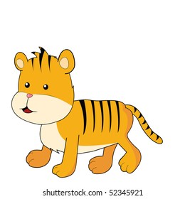 Cartoon Tiger