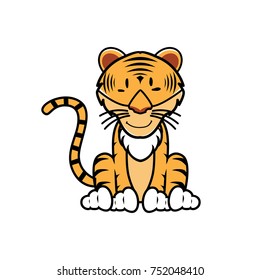 cartoon of a tiger with different poses