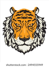 Logo de la mascota Tiger Face
