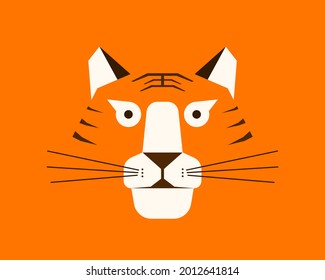 Cartoon Tiger image design,Chinese Zodiac-Tiger, Year of the Tiger cartoon image design.