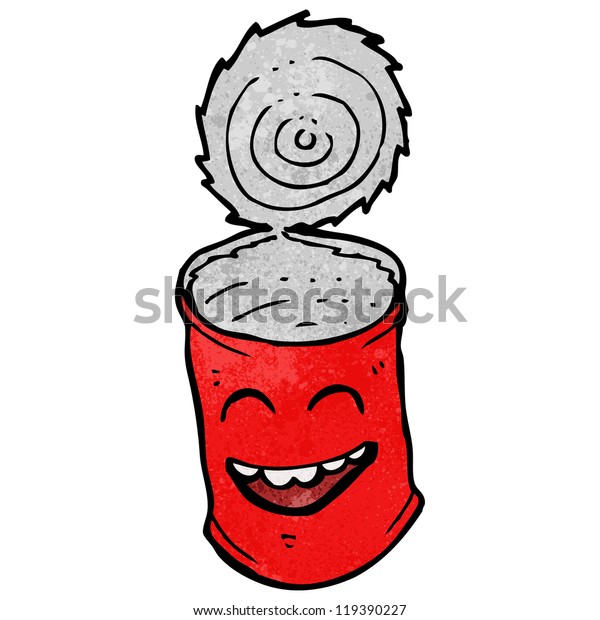 Cartoon Tin Can Stock Vector (Royalty Free) 119390227