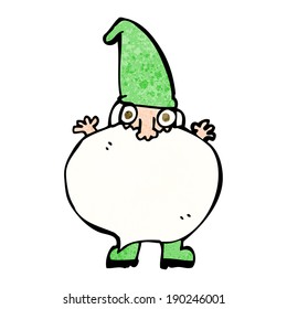 cartoon tiny santa